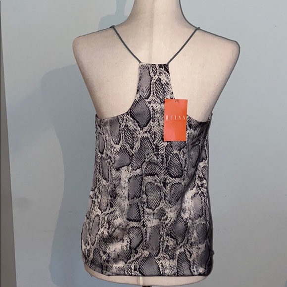 NWT Bishop + Young Tessa Snakeskin Racerback Camisole Tank Top - S - Picture 5 of 16